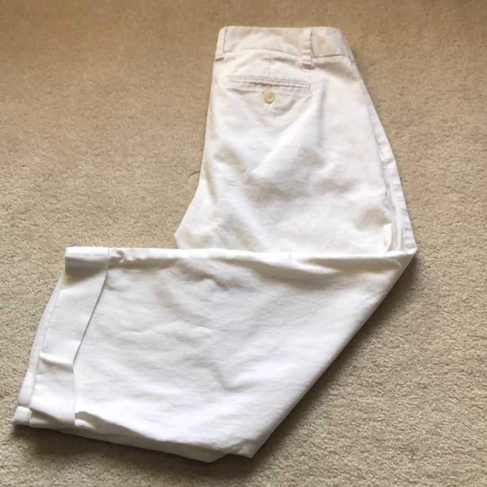 Gap Straight stretch white Capri size 4